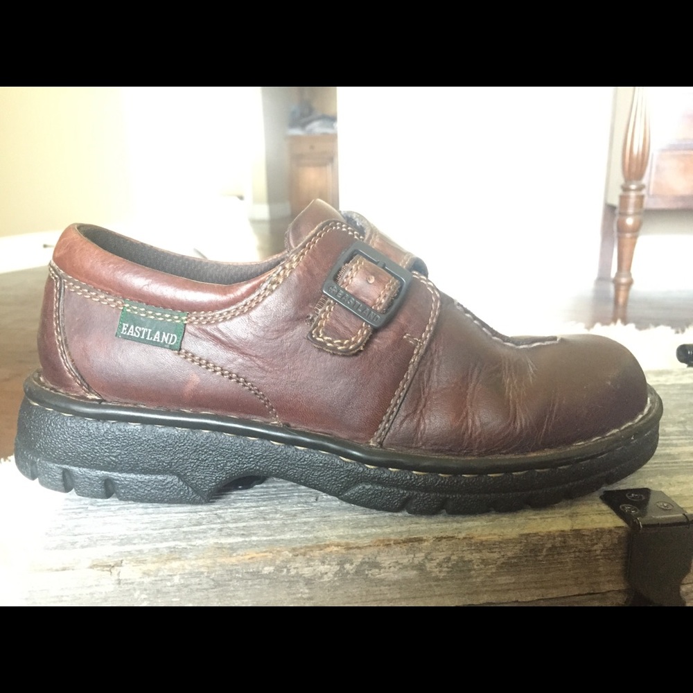 Eastland brown leather loafers